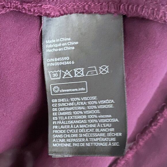 H&M Open Sleeve Shift Dress Purple Size 6 NWOT - Picture 4 of 5